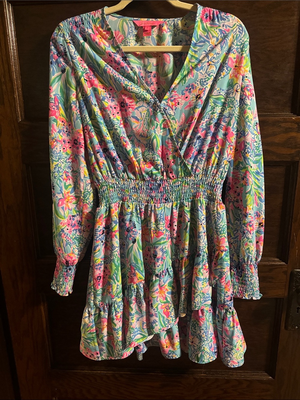 Lilly Pulitzer Cristiana Stretch Dress Amalfi
Blue Alligator Isle Green Pink